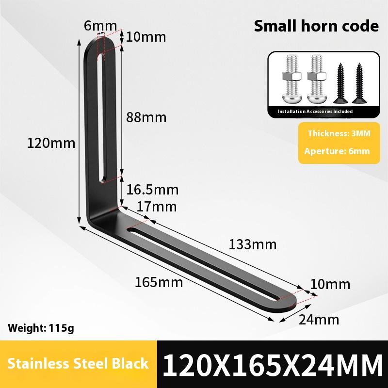 2 Stück Edelstahl Verstellbarer 90-Grad-Winkel L-Form, Eckwinkel, Mehrere Größen Geeignet für Schränke Möbel