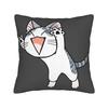 C-Chis S-Sweet H-Home Cat Pillow Cover Comfy Cushion Cover Morden Pillow Case For Sofa Couch Bed Living Room