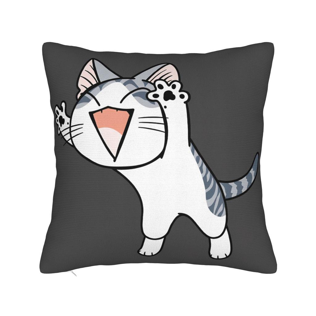 C-Chis S-Sweet H-Home Cat Pillow Cover Comfy Cushion Cover Morden Pillow Case For Sofa Couch Bed Living Room