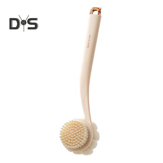 Bath Scrub Brush with Extended Anti-Slip Handle Double-Sided Back Rub Exfoliation Back Scrubber Three-dimensional Massage Brush