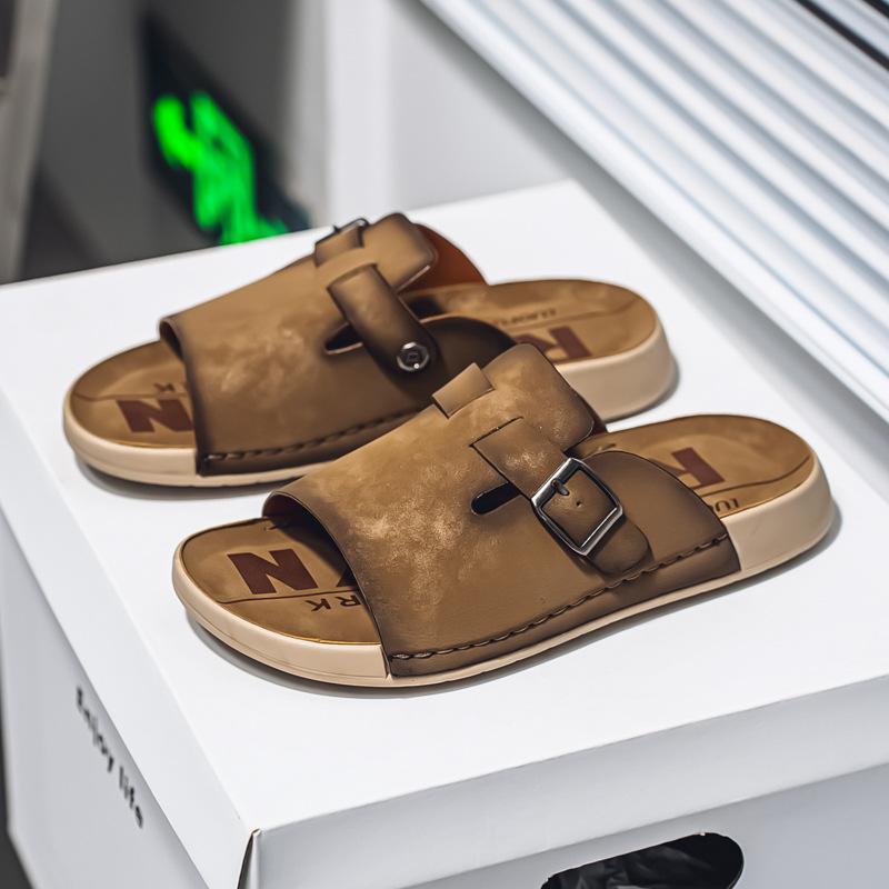 Summer New Shoes for Men Fashion Slippers Designer Casual Birken Slides Outdoor Cool Beach Shoes