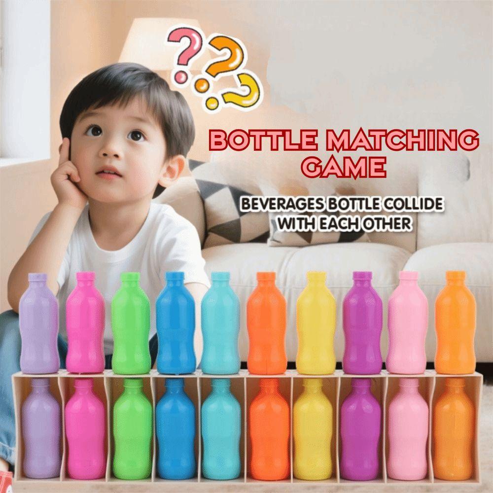 Creative Bottle Matching Game Logical Thinking Color Matching Sensory Game  Boys Girls