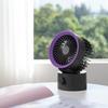 USB Rechargeable Mini Oscillating Silent Desktop Fan