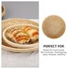 Taca wiklinowa Koszyk tkany z bambusa Talerz na przekąski Przechowywanie (duży rozmiar) Gospodarstwo Domowe Jedzenie Chleb