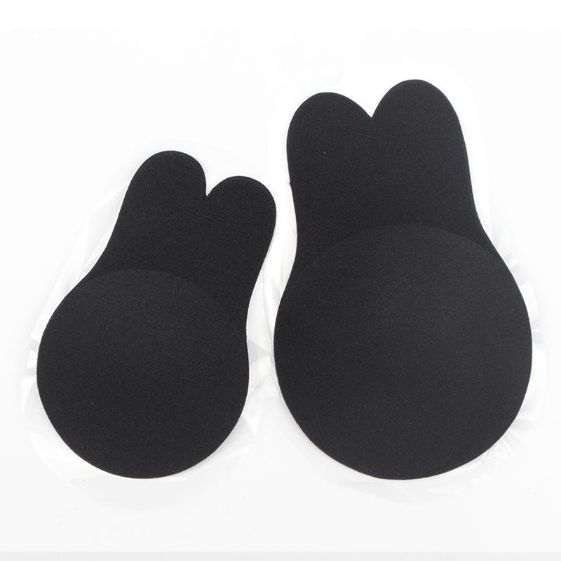 Bunny Ear Push-Up Nipple Covers: Breathable Seamless Lift & Anti-Protrusion Pasties
