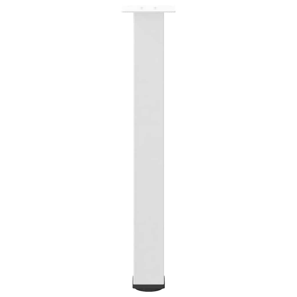 Vidaxl Nogi Do Stolika Kawowego, 4 Szt., Biale, 72-74 Cm, Stal
