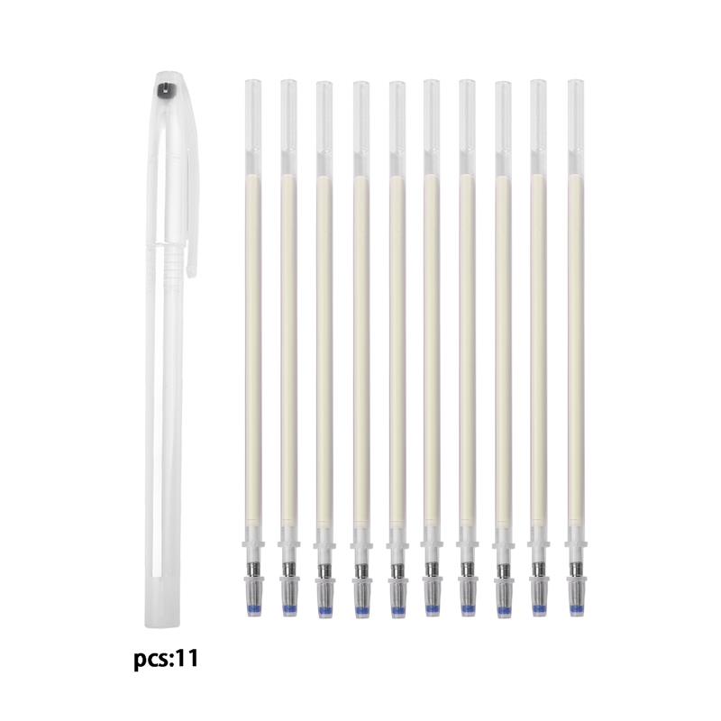 10/20Pcs/Set Heat Erasable Magic Marker Pen Temperature Disappearing Fabric Pens Line Marking DIY Craft Sewing Accessories