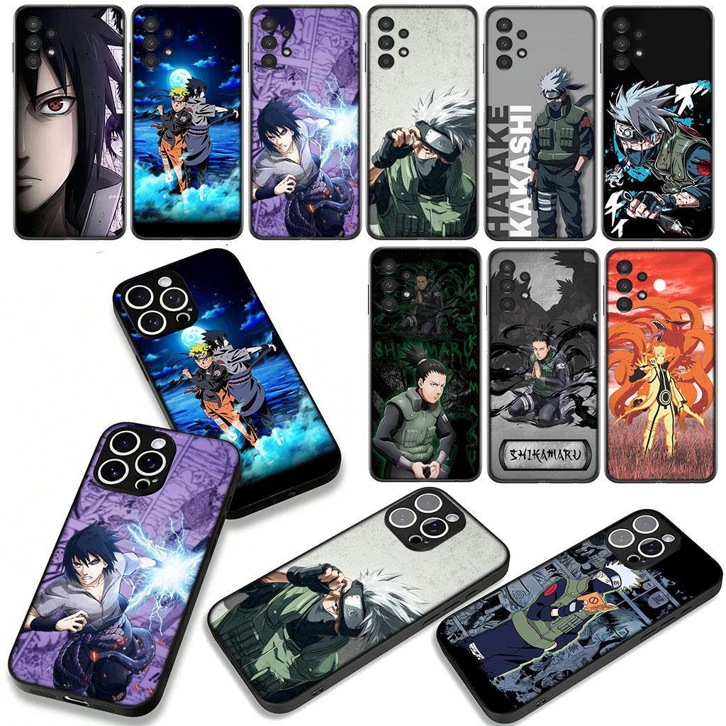 for Samsung Galaxy A36 A17 A26 A07 A35 A54 A53 A13 A33 A34 S8 S9 S20 S21 FE S10 Plus Case Nara Shikamaru Narutos Kakashi Sasuke