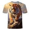 3D Digital Printing Pattern Short Sleeve Men's and Women's Casual Street T-shirt