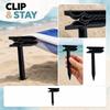 3D Printed Beach Towel Clip Sand Anchor Clamp for Picnic Blanket Fixing Durable Outdoor Ground Stake Holder