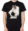 Cat Astronaut T-Shirt Men Women Unisex Top Space