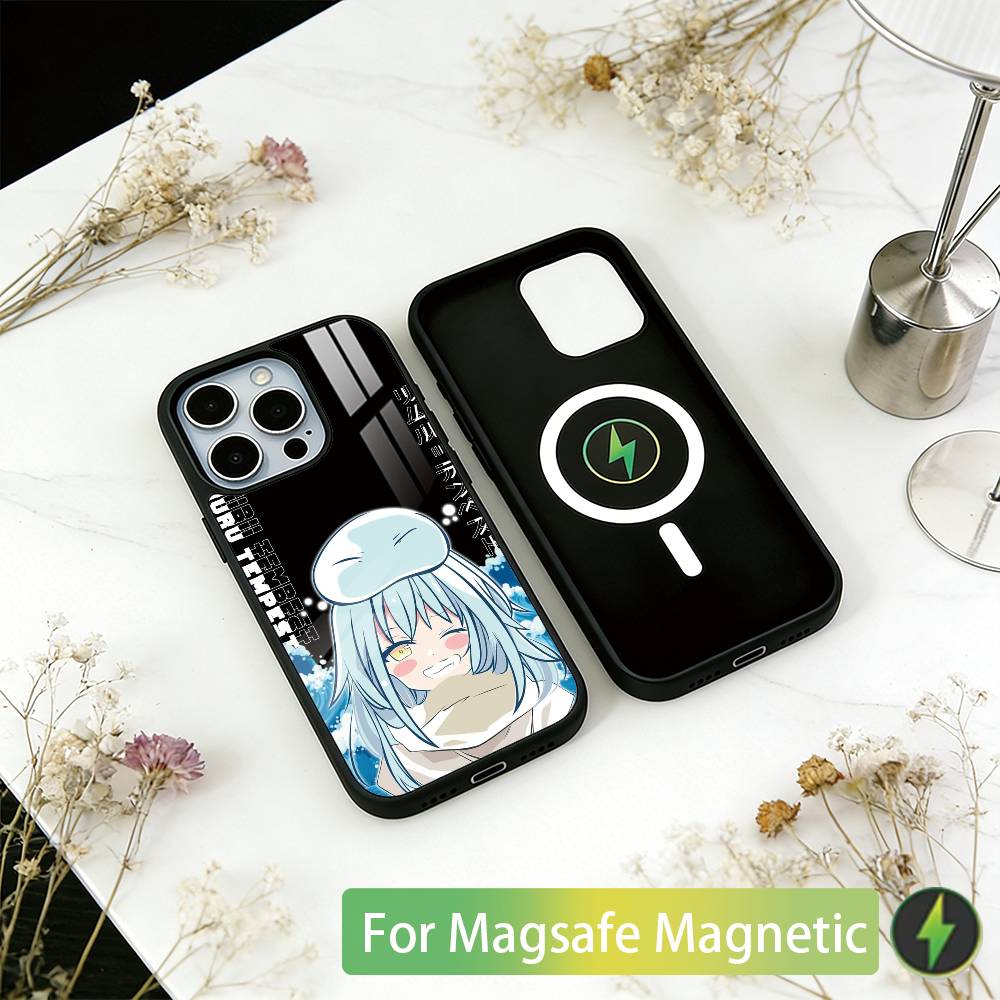 

That Time I Got Reincarnated as a SlimePhoneCase For iPhone17,16,15,14,13,12,11 Plus,Pro Magnetic with Magsafe Wireless Charging iPhone13