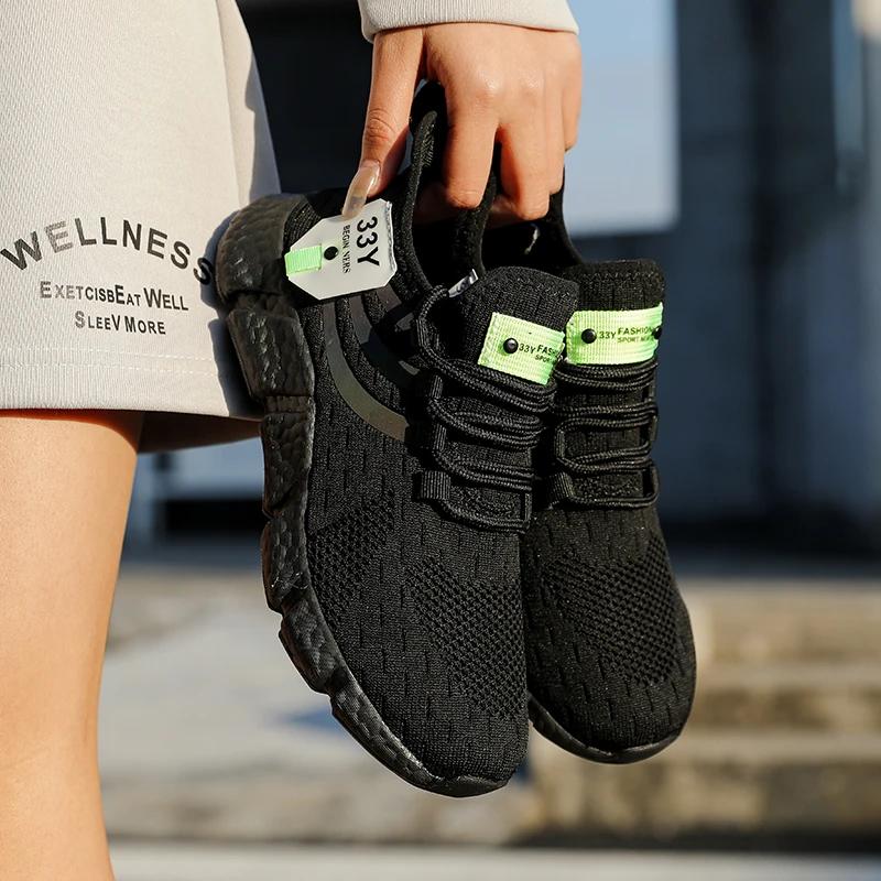 Mode Herren Trendige Sport Outdoor Atmungsaktiv Plateau Weiche Sohle Tennis Leicht Schnürschuhe Laufen Vielseitig Bequem Lässige Sneaker Schuhe