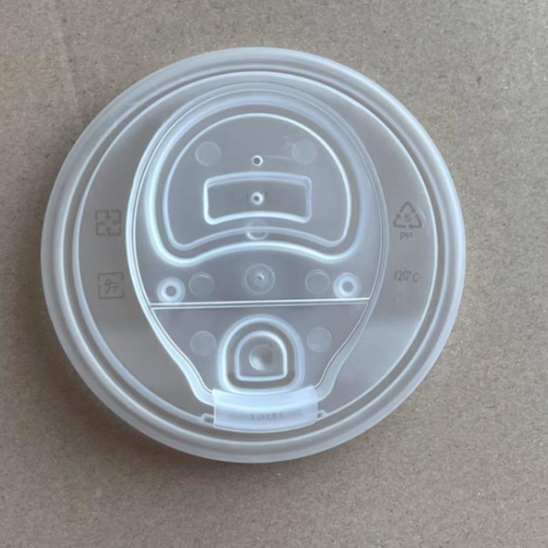 Disposable PP 90mm Leak-Proof Butterfly Coffee Cup Lids