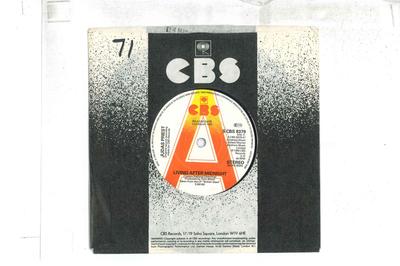 7inch Record JUDAS PRIEST - Living After Midnight SCBS8379PROMO CBS 1980 UK Metal Used