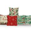 Merry Christmas Cushion Cover Nordic Style Pillowcase Christmas Tree Elk Santa Claus Home Decor Sofa Seat Pillow Cover
