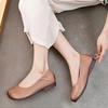 Fashion Women's Single shoes simple Flat Bottom Roman Shoe square head shallow mouth Wedge Heels Ladies casual comfortable Loafers