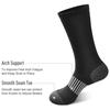 6 Pairs Men Basketball Sports Socks Fashionable Black White Color Sweat Absorbing Breathable Comfortable Leisure Running Socks