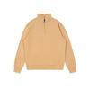 350g Heavyweight Stand Collar Half-Zip Hoodie for Outdoor Sports - Plain Color, High Quality, Spring & Autumn Wear