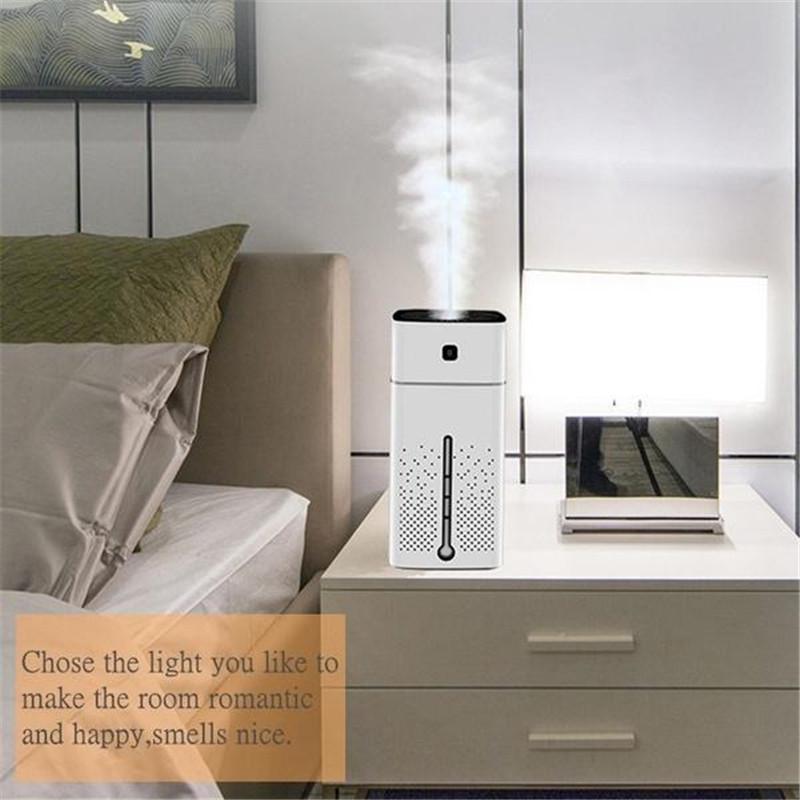 1000ML Ultrasonic Air Humidifier Facial Aromatherapy Aroma Essential Oil Diffuser Mist Purifier 7 Color LED Night Light