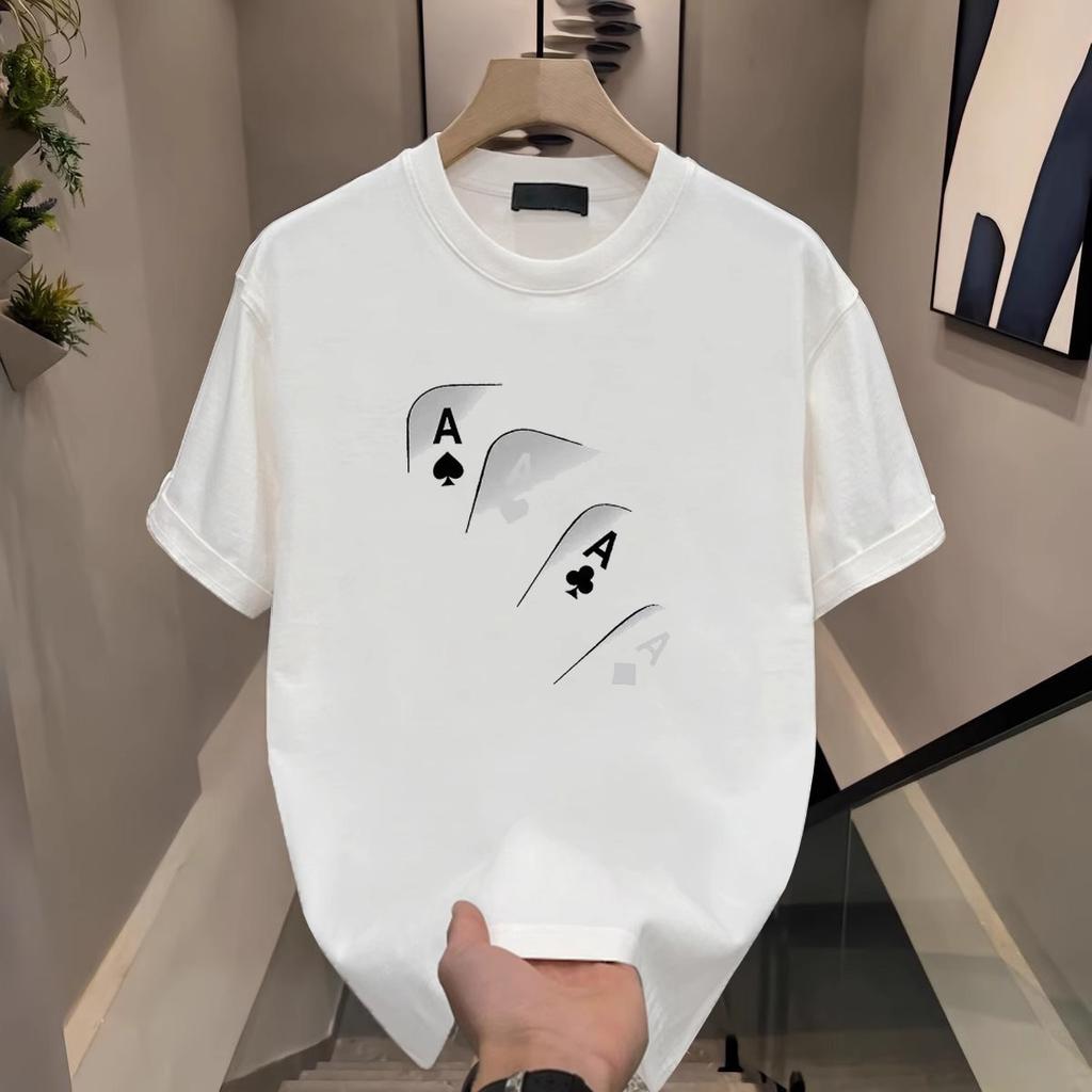 Couples Cotton T-Shirt Short Sleeve Black White Tops Breathable Comfortable Soft Casual Sport Tees