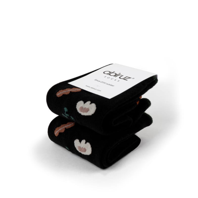 Abiruz Women's Flower Pattern Socks HM-69-WBT