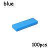100PCS 63864 Dimension 1x3 Blocks Flat Tile MOC Assemble Particles Smooth 1*3 Construction Bricks DO IT YOURSELF Learning Creativity Toy ideal for