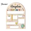 Wooden Message Board for Classroom First Day of School Board, Reusable Erasable Chalkboard Design, Creative Ornaments Stable Base Photo Prop
