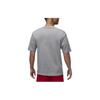 Jordan Solid Color Crew Neck Casual Pullover Short Sleeve T-Shirt Men Tops Gray FN5983-091