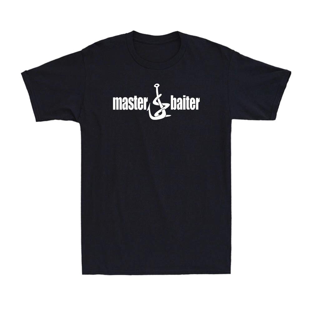 Master Baiter Fishing Carp Angling Rod Reel Fisherman Men s Cotton T-Shirt S