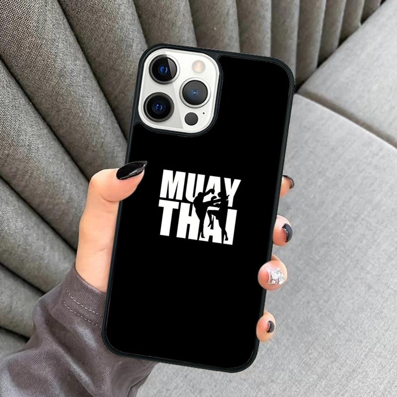 Kickboxing Fight Muay Thai Phone Case For iPhone 17 Air 16 16e 15 13 14 Pro Max 11 12 Plus 2022 MAX Shell Cover coque