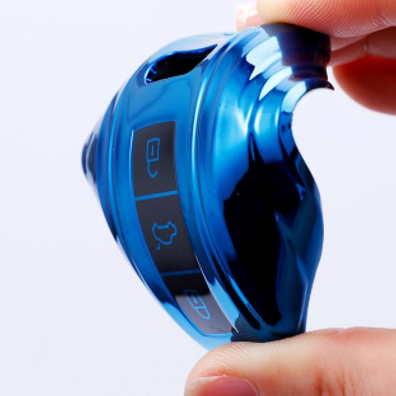 High Quality TPU Car Remote Key Case Shell Cover for A6 A7 A8 E-tron C8 D5 Q7 Q8 2018 2019 Protector Holder Fob Accessories