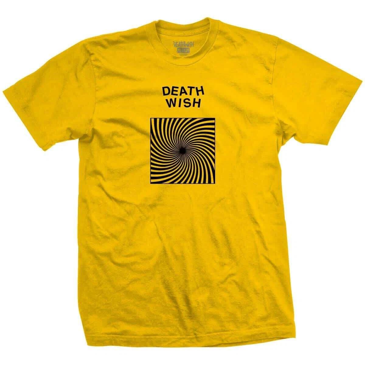 DEATHWISH S/S T-Shirt DISCORDIA - Yellow - Large - NWT 110