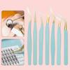 High Precision Stainless Steel Blue Tweezers for Eyelash Extensions