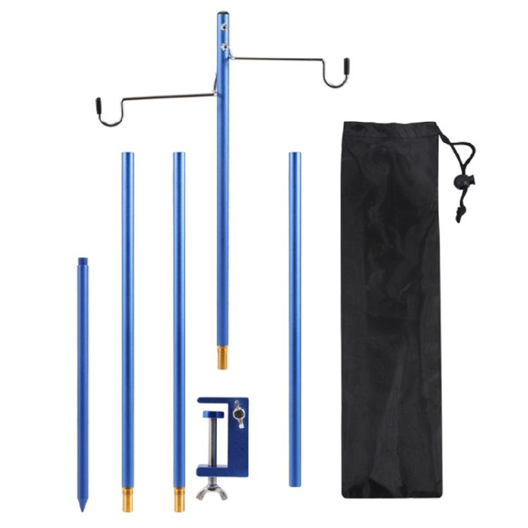 Light Weight Folding Table Light Stand Portable Camping Light Stand Detachable Lamp Holder for Outdoor Camping Lights