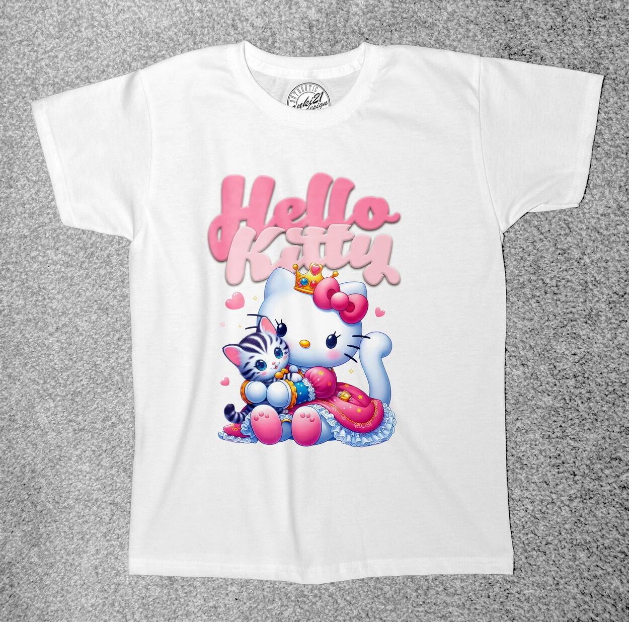 

Hello Kitty 005 Childrens/Kids Adult t shirts/t-shirts 100
