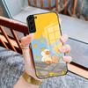 Cute Cartoon Duck Phone Case For Samsung S26 S25 Plus S20 S20 Plus S22 Ultra S23 FE S21 Plus S21 Ultra Glass Cover