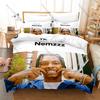 UK Drill Rap Style Duvet Cover + 2 Pillowcases, Nemzzz Printed Bedding Set Soft Material Bedroom Ornament & Holiday Gift