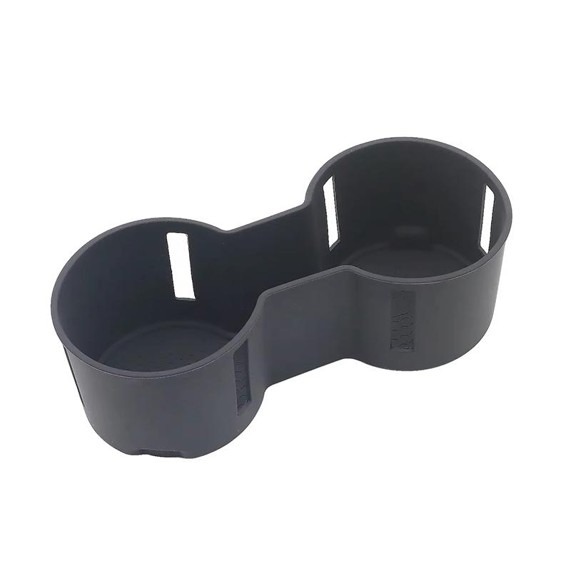 

Защитная накладка на подстаканник центральной консоли для Ford Ranger 2025, силиконовый материал, товары для украшения автомобильного интерьера чёрный