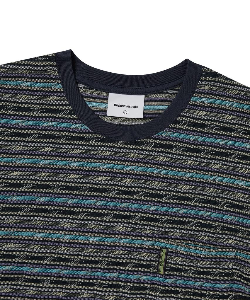 THISISNEVERTHAT Be Striped Tee Navy