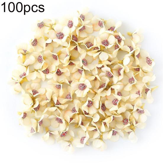 100 ks 2cm mini umělá květinová hlava sedmikrásky DIY svatební dekorace girlanda