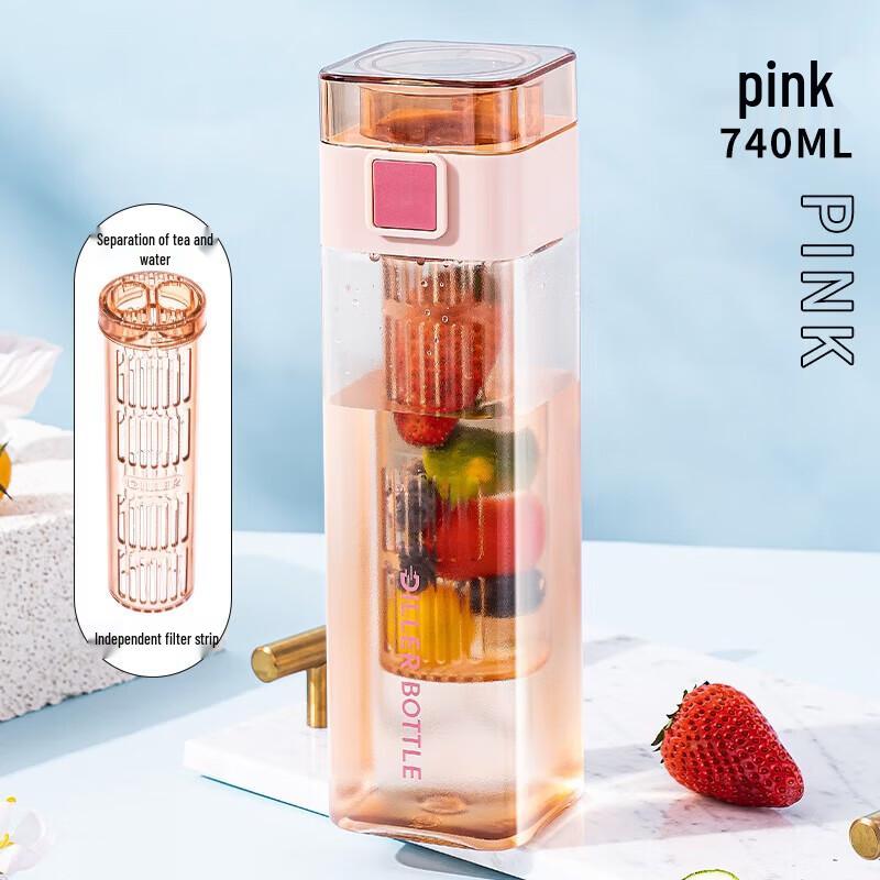 Diller Large Capacity Square Water Bottle