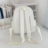 Mochila Estampada de Bolinhas Mochila Escolar Infantil Mochila Pequena Leve