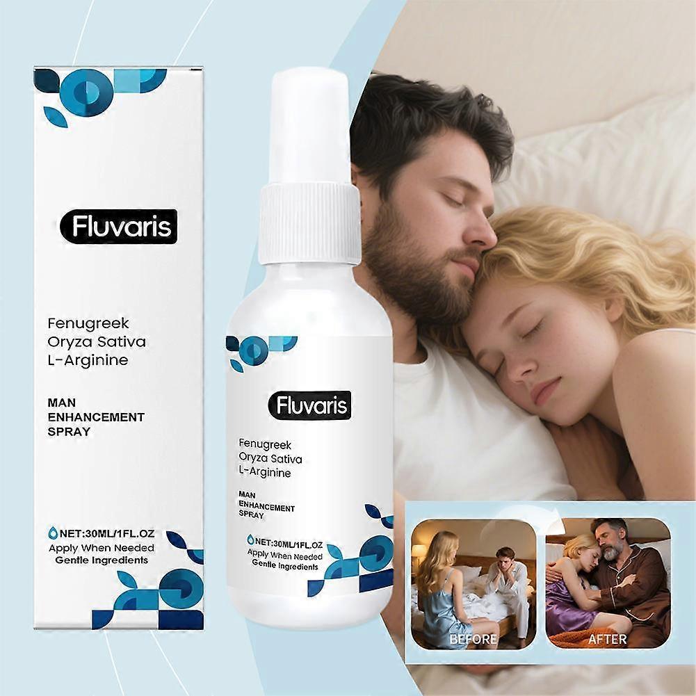 Fluvaris Men's Care Spray Gentle Formula Nourish Comfort Skin Light Active Care Spray