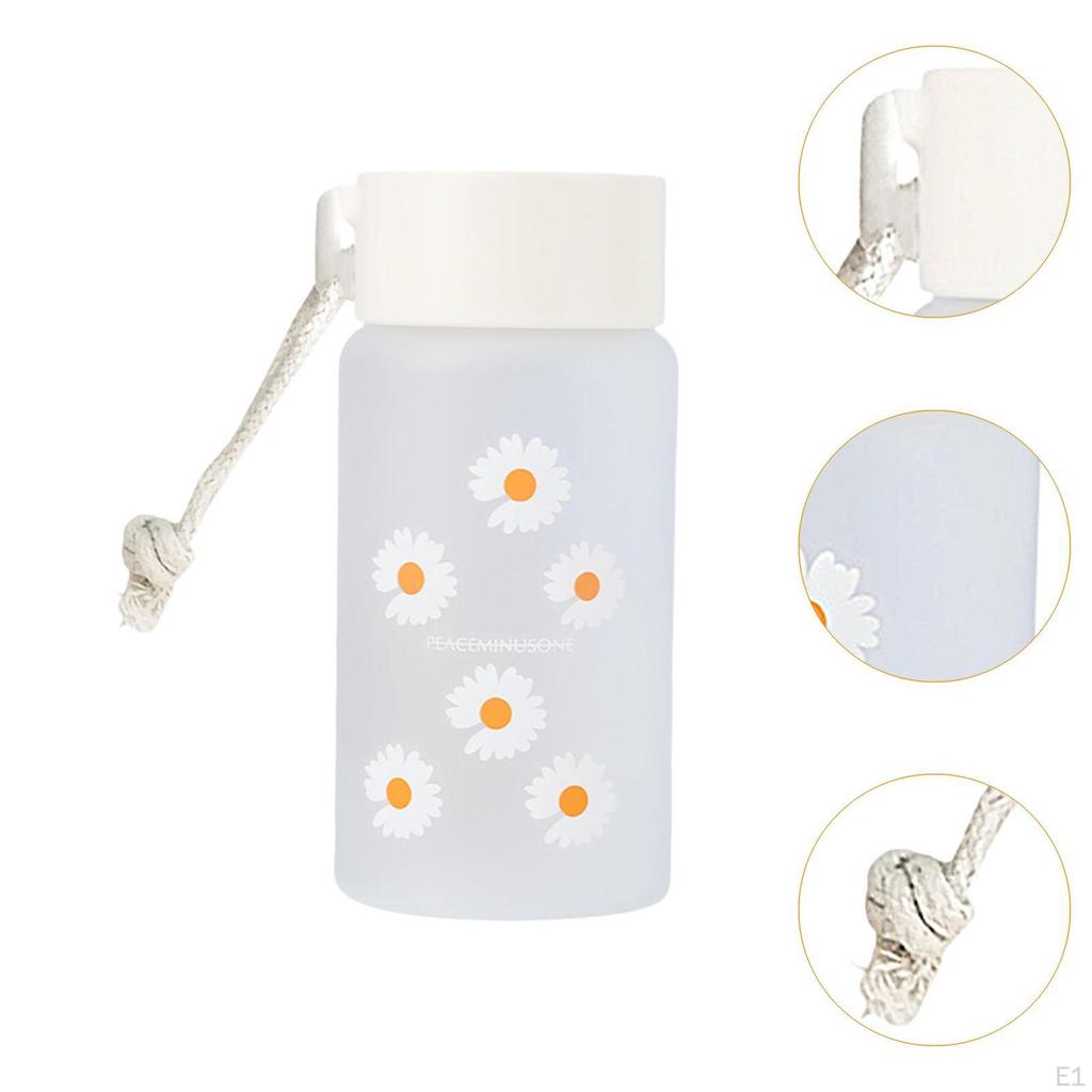 Little Daisy Matte Cup Creative 500ml Water Bottle for Biking Sports Fitness