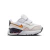 Nike Air Max Systm Durable Low-Top Walking Shoes Baby Shoes White Orange DQ0286-109