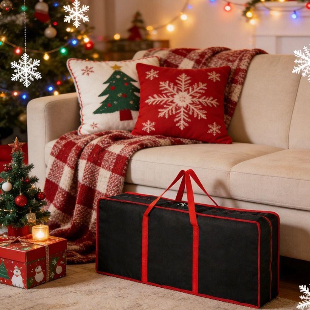 Large Capacity Gift Wrap Storage Bag Zippered Gift Wrap Organizer  for Bows