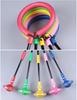 Elastic Flashing Bouncing Ball and Rotating Jump Hoop Set for Kids and Adults