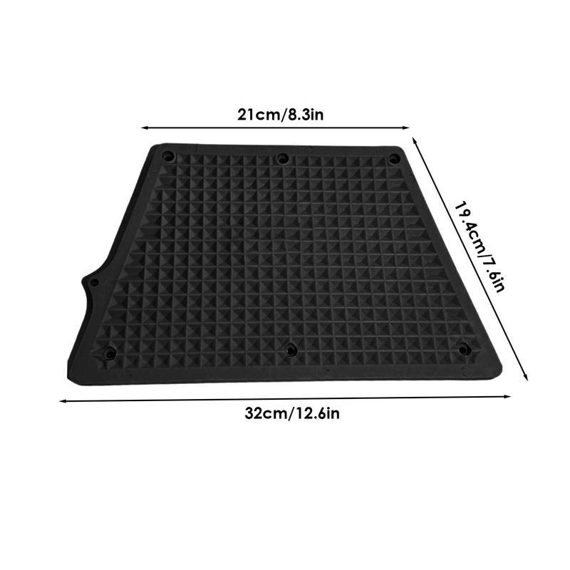 Outboard Engine Bracket PVC Bracket For Motor Transom Mounting Grid Design Trapezoidal PVC Pad Rust Resistant Transom Plate For