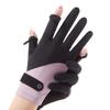 Sun Protection Gloves For Women Breathable Sunscreen Ice Silk Gloves Colorful Elegance Thin Design Outdoor Cycling Sports Gloves